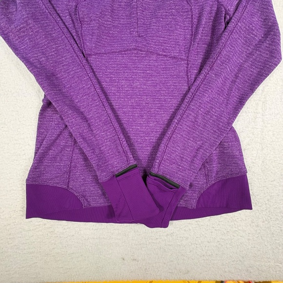 Lululemon Women's Runderful Pullover Size 8 Half Zip in Heathered Violet - Picture 3 of 15